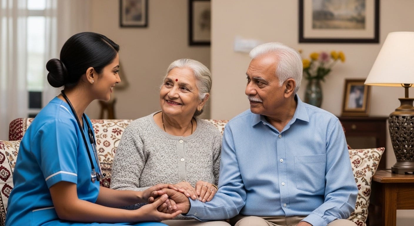 trusted elderly and parental care services at home in Mumbai with caregiver support