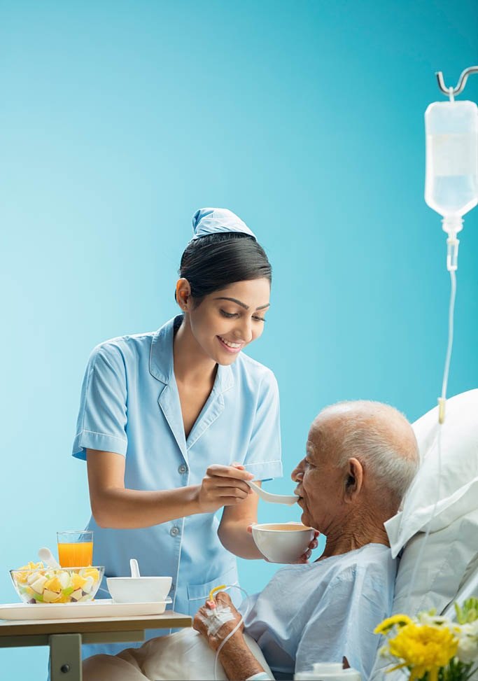 Home Patient Attendant Service Navi Mumbai, female patient care at home